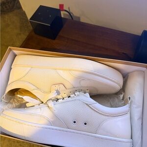 Christian Louboutin White Mesh Men's Sneakers